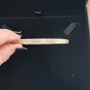 Coach Rose Gold Bangle Bracelet